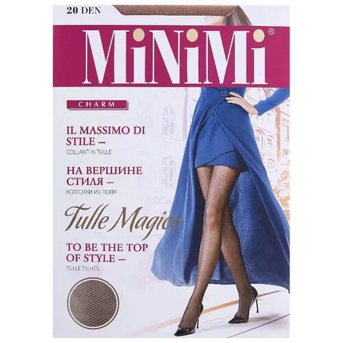 Колготки MiNiMi Tulle Magico 20 den, размер 3-M, abbronzante (коричневый)