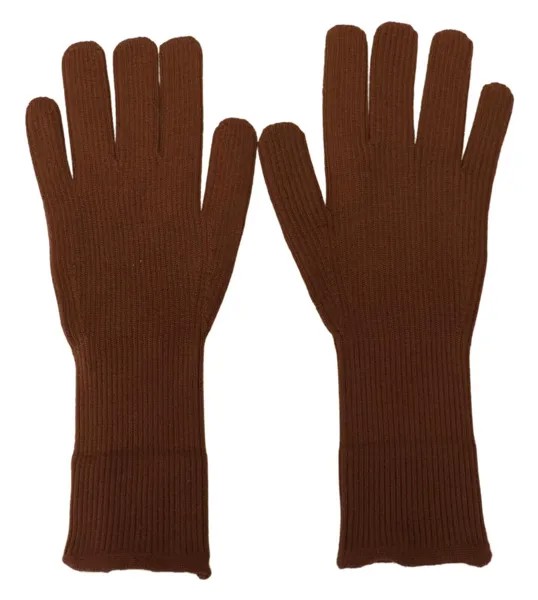 DOLCE - GABBANA Перчатки мужские коричневые кашемировые вязаные варежки для рук s. 9 / м 300 долларов США