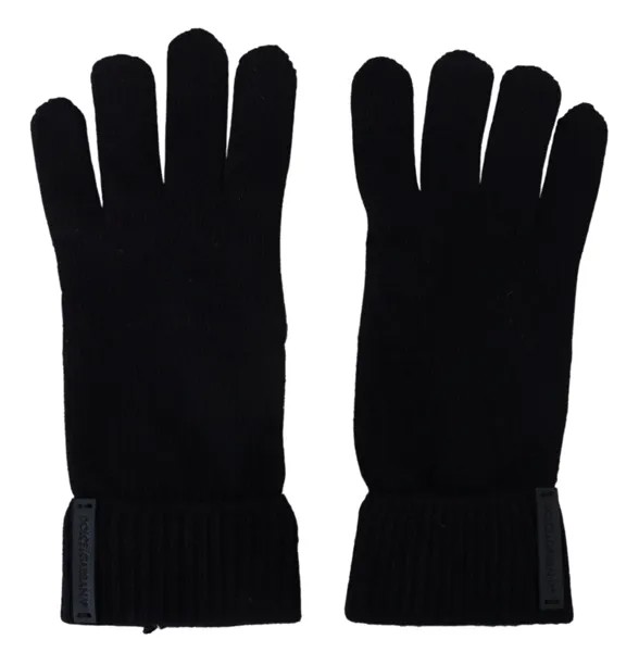 DOLCE - GABBANA Перчатки мужские, черные, из натуральной шерсти, вязаные варежки для рук s. 9 / м 280 долларов США