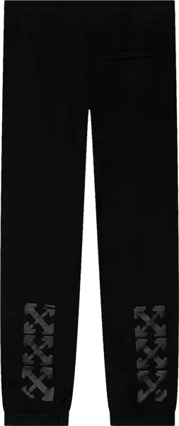 Спортивные брюки Off-White Rubber Arrow Slim Sweatpant 'Black/Black', черный