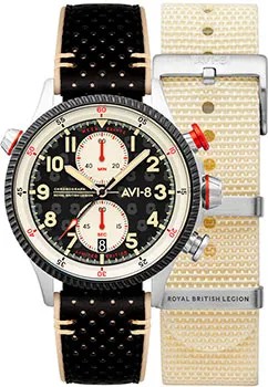 Fashion наручные  мужские часы AVI-8 AV-4080-RBL02. Коллекция Hawker Hunter Duke