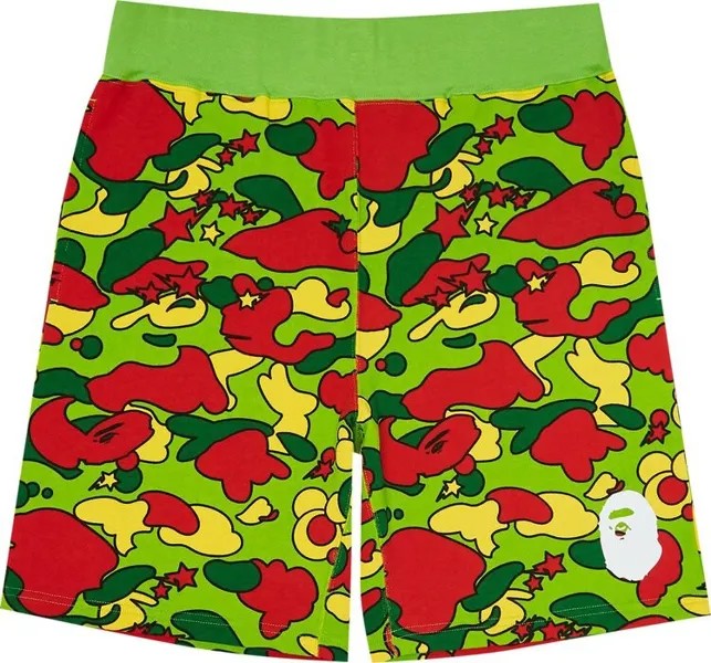 Шорты BAPE Sta Camo Sweat Shorts 'Multicolor', разноцветный