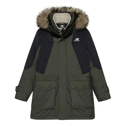 Куртка зимние комбинезон теплая куртка New Balance, зеленый