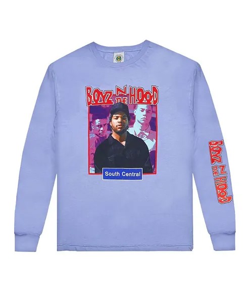 Футболка Boyz N The Hood South Central LS Cross Colours, фиолетовый