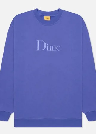 Мужская толстовка Dime Dime Classic Embroidered Crew Neck, цвет фиолетовый, размер S