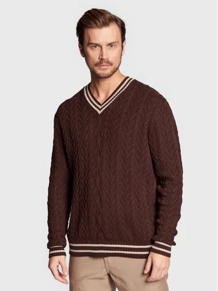 Пуловер свободного кроя Cotton On, коричневый