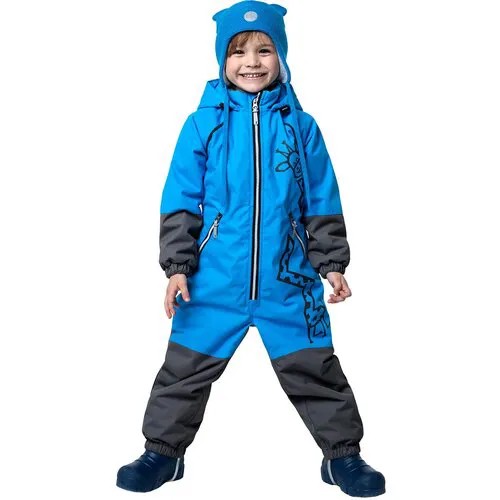 Комбинезон NIKASTYLE, размер 104, голубой