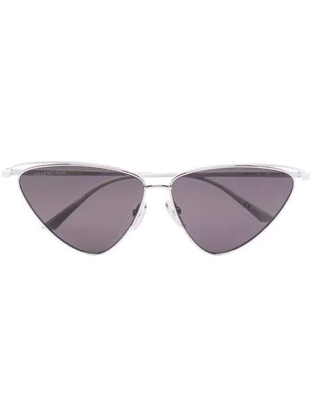 Balenciaga Eyewear солнцезащитные очки в треугольной оправе