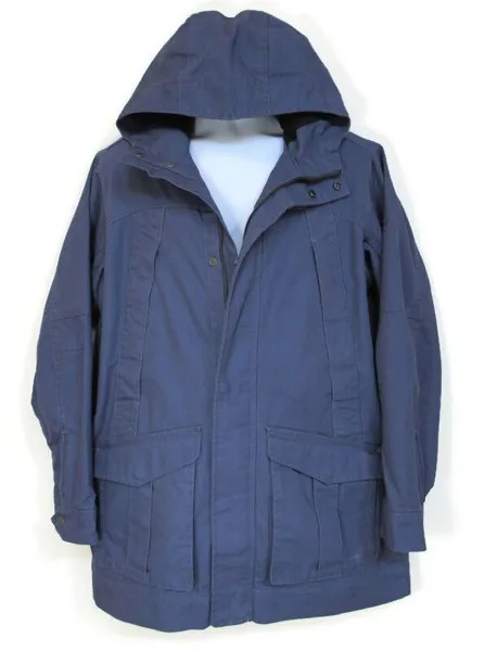 TIMBERLAND Мужская темно-синяя плотная классическая парусиновая куртка, размеры M, L. #1448J-432