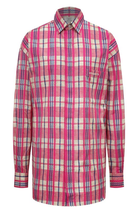 Хлопковая рубашка VETEMENTS