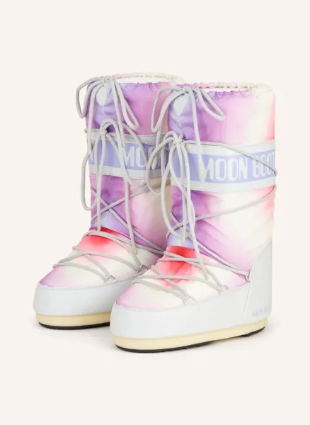 Лунные сапоги icon tie dye Moon Boot, фиолетовый