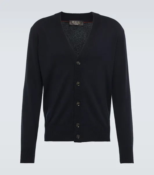 Кашемировый кардиган Loro Piana, синий
