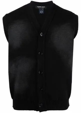 Comme Des Garçons Homme Deux кардиган без рукавов