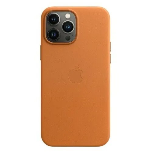 Apple iPhone 13 Pro Max Leather Case with MagSafe - Golden Brown MM1L3ZE A