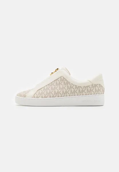 Низкие кроссовки Keaton Zip Slip On MICHAEL Michael Kors, цвет vanilla