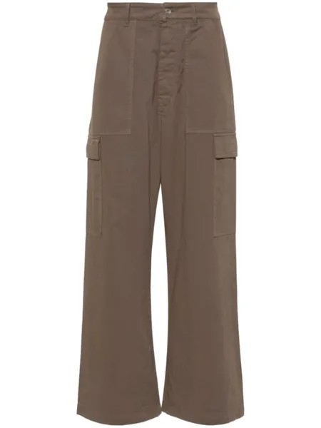 Rick Owens DRKSHDW брюки карго, коричневый