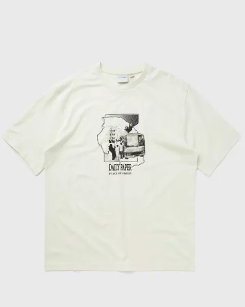 Футболка Daily Paper Place Of Origin Ss T-Shirt, цвет frost white