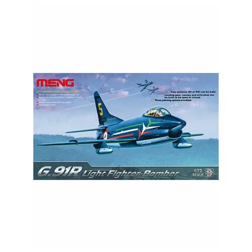 Сборная модель MENG DS-004 самолёт G.91R Light Fighter-Bomber 1/72, MENG