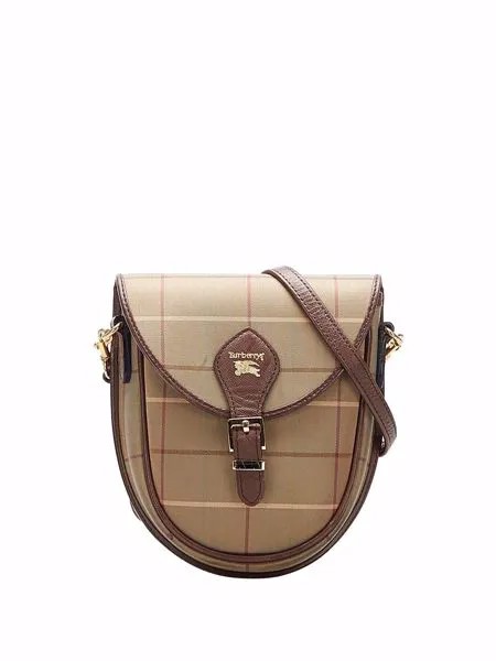 Burberry Pre-Owned сумка через плечо в клетку