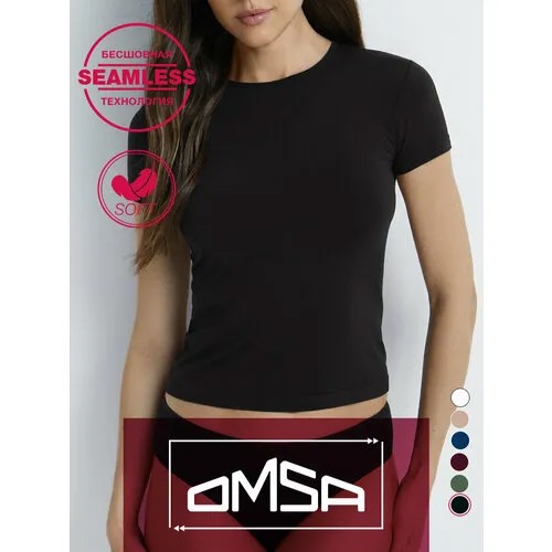 Футболка Omsa, размер 50 (XL), черный