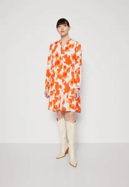 Платье-рубашка SLFMIVI SHORT DRESS Selected Femme, оранжад