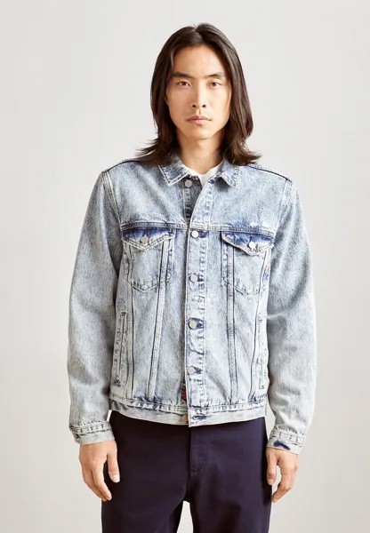 Джинсовая куртка TRUCKER JACKET Scotch & Soda, синий деним