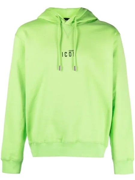 Dsquared2 худи с принтом Icon, зеленый