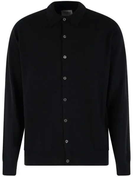 John Smedley кардиган Тибора, черный