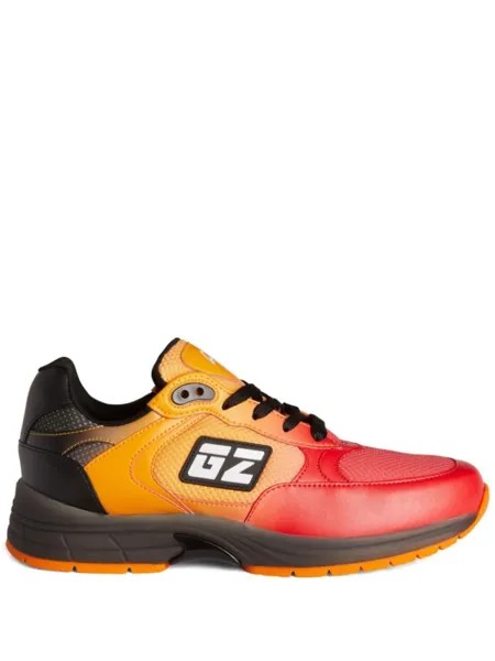Giuseppe Zanotti кроссовки New GZ Runner со вставками, оранжевый