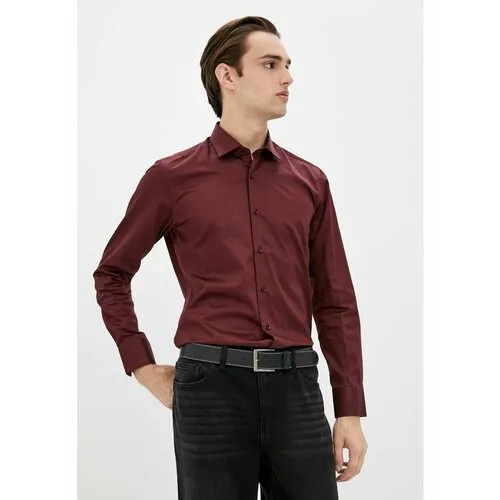 Рубашка BAWER, размер 4XL, бордовый