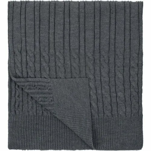 Шарф teplo,190х32 см, one size, серый