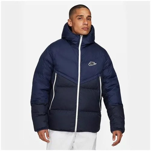 Пуховик Nike Down Fill Windrunner CU4404-411, р-р XXL, Темно-синий