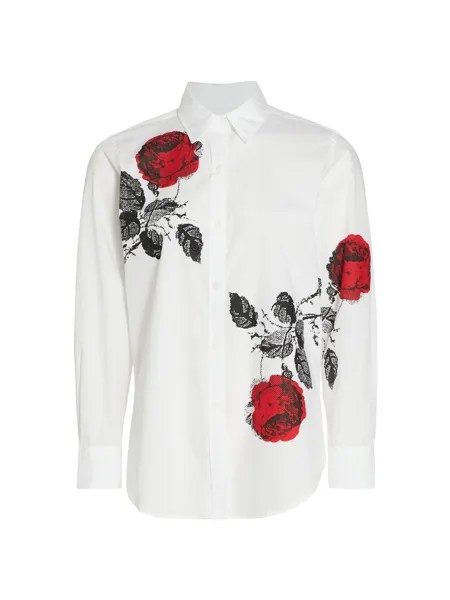 Рубашка из хлопкового поплина Stone Roses Libertine, белый