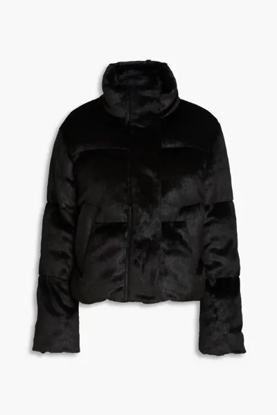 Стеганая куртка Tatum из искусственного меха Stand Studio, черный
