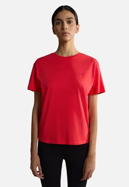 Базовая футболка Nina Napapijri, цвет red bitters r