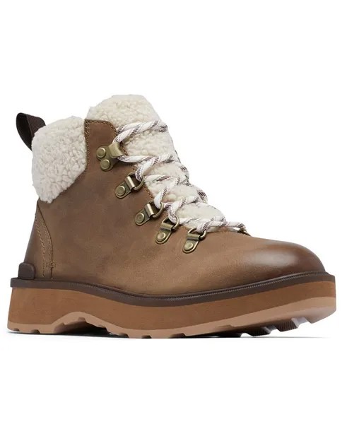 Женские удобные походные ботинки Hi-Line на шнуровке Sorel, цвет Umber, Tawny Buff