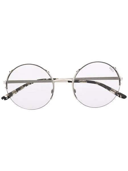 Polo Ralph Lauren солнцезащитные очки в круглой оправе с затемненными линзами