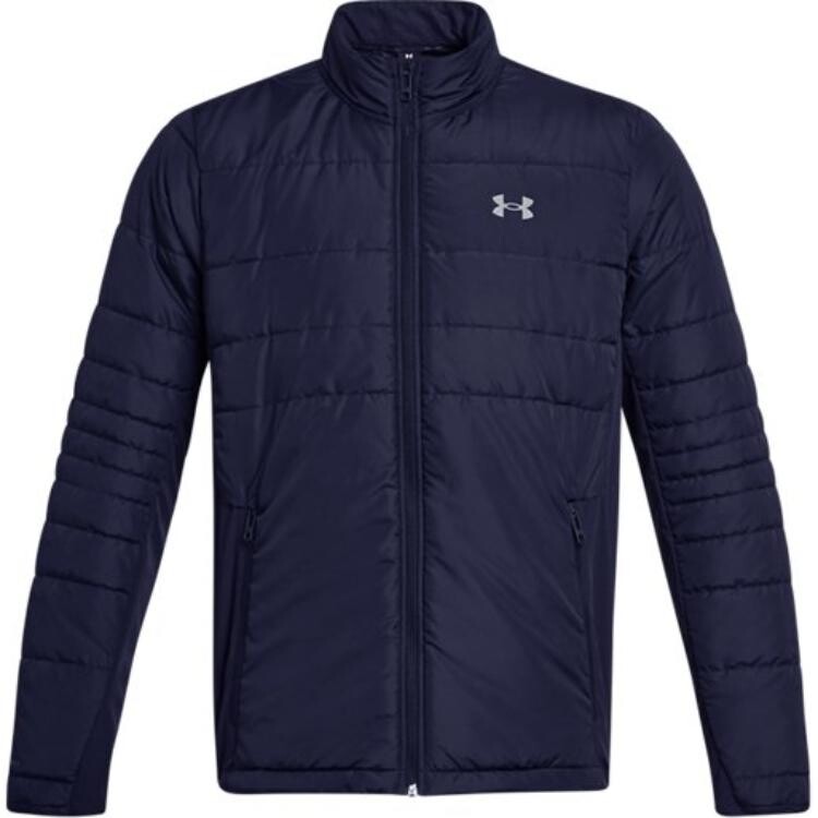 Штормовая куртка мужская темно-синяя Under Armour, темно-синий