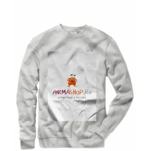 Свитшот AnimaShop, размер 54, мультиколор