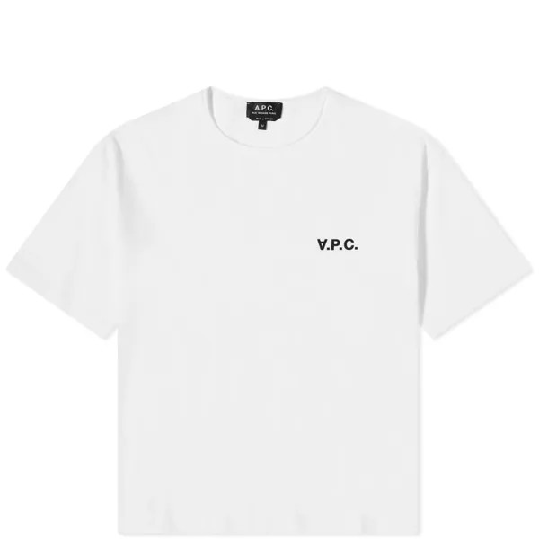 A.P.C. футболка Karol с перевернутым логотипом, белый