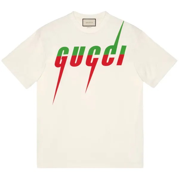 Футболка Gucci Blade Print, белый