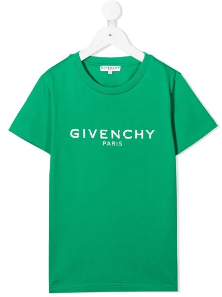 Givenchy Kids футболка с логотипом