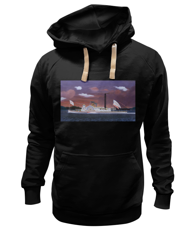 Худи Printio Пароход syracuse (джеймс бард) черное 3XL