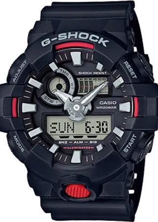 Японские наручные  мужские часы Casio GA-700-1A. Коллекция G-Shock