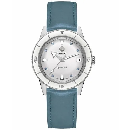 Наручные часы RADO, серебряный, голубой