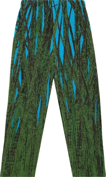 Брюки Homme Plissé Issey Miyake Grass Field Pants 'Green', зеленый