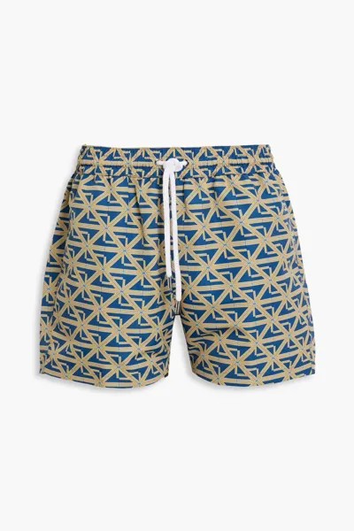 Короткие плавки-шорты с принтом Frescobol Carioca, цвет Marigold