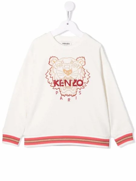 Kenzo Kids толстовка с вышитым логотипом