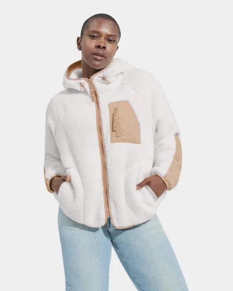 Толстовка Ruthie UGGfluff Zip Hoodie UGG, белый