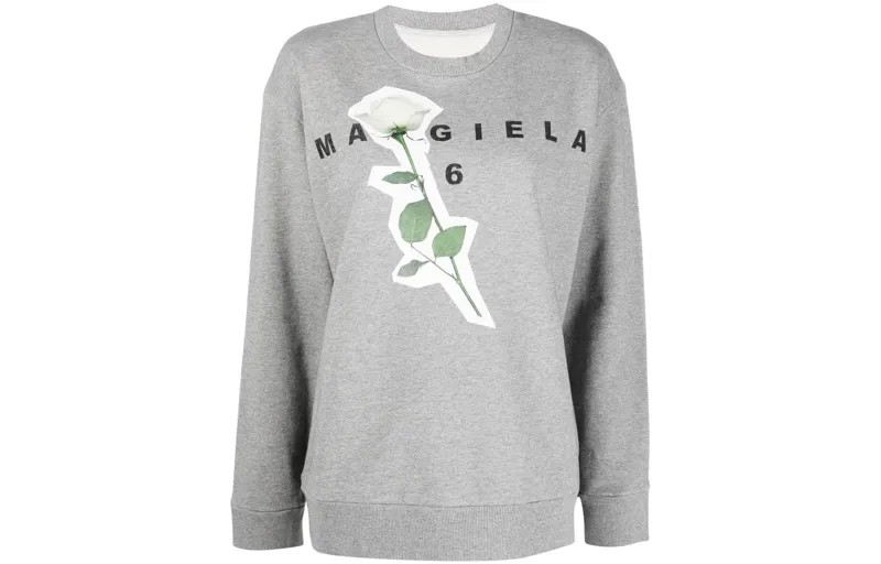 Толстовка женская серая Mm6 Maison Margiela